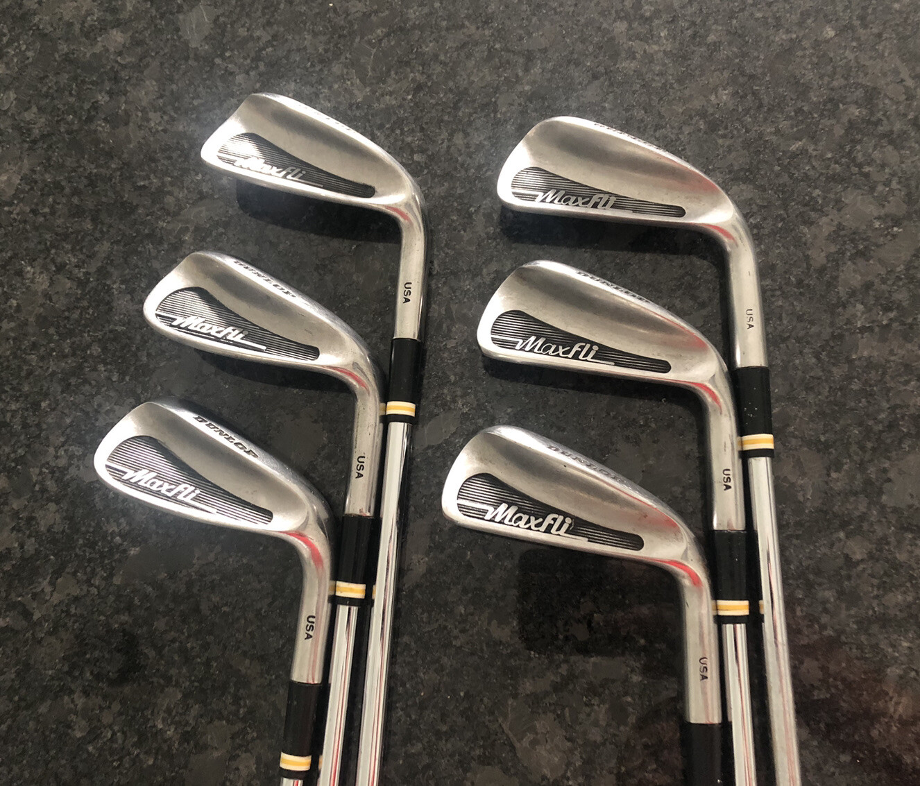 Vintage DUNLOP Maxfli Golf Clubs 49 Irons Rare Set eBay