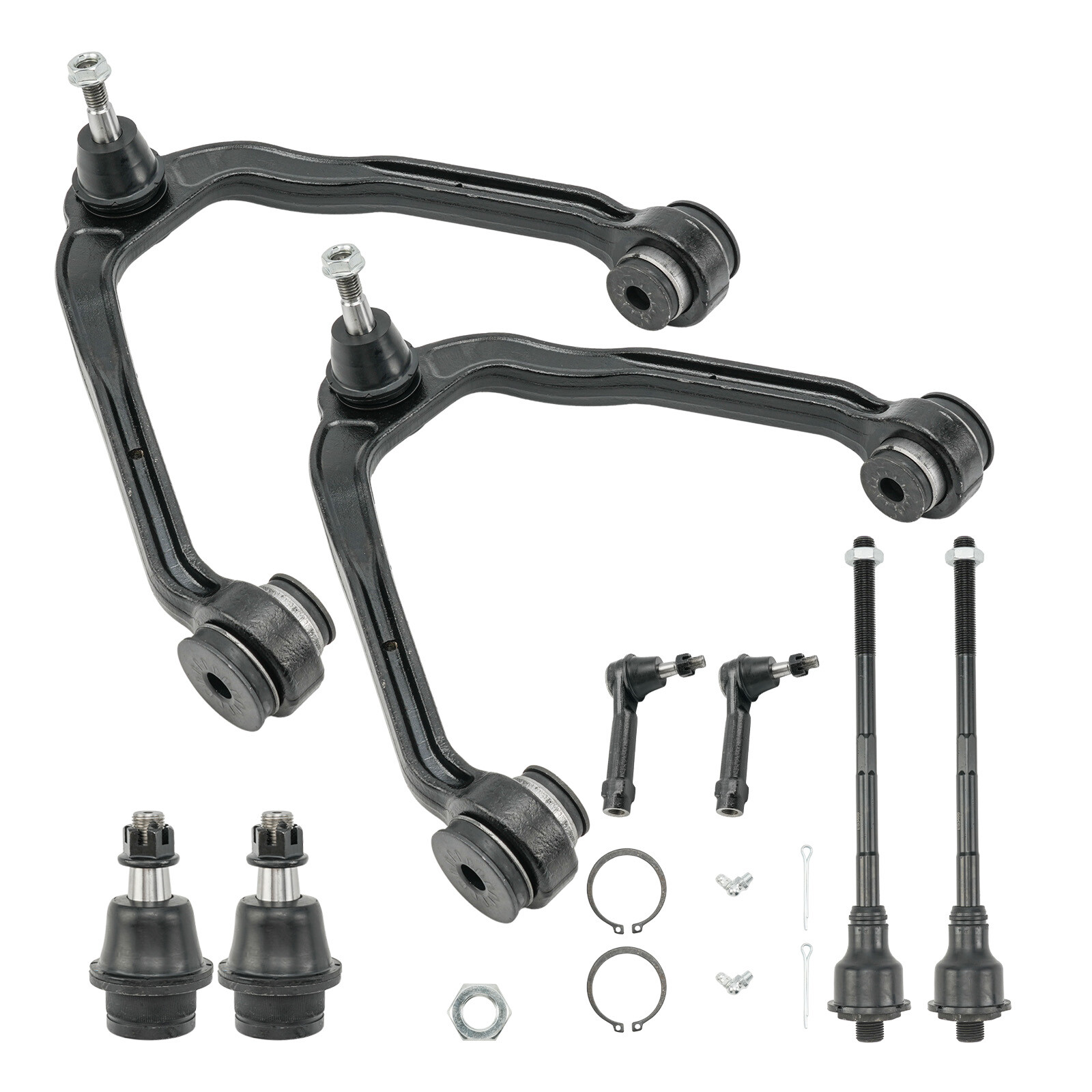 8 Front Upper Control Arm Ball Joint Tie Rod for GMC Yukon Chevy Silverado 1500