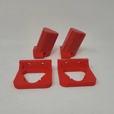 Fits Milwaukee M12 Tool and Battery Holder Mount Red 2 of Each Organizer