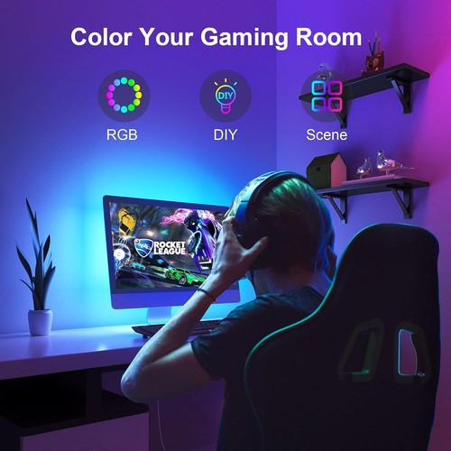 LED Lights for TV, 16.4 Ft TV LED Backlight for 55-75 Inch, RGB LED Strip Lights - Picture 8 of 11