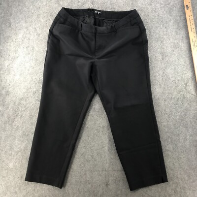 Roz Ali Pants Womens Size 16 Black Trousers Cropped 24