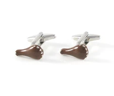 New Novelty Brown Bike Saddle Cuff Links 0103 Bicycle Saddle Cufflinks