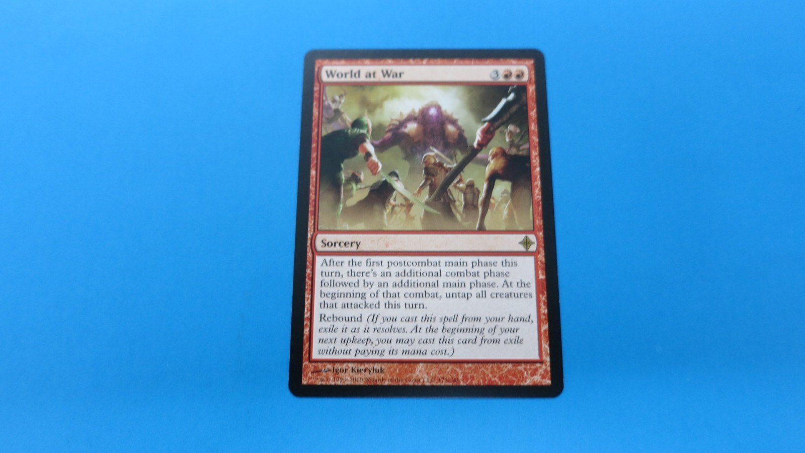 1x WORLD AT WAR RISE OF THE ELDRAZI MTG Magic Gathering NM / UNPLAYED