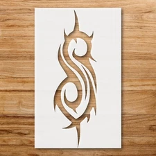 Slipknot Logo Custom Painting Stencil for Music - Inspired Decor - StencilAir