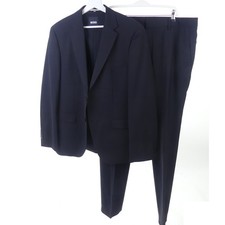 BOSS Anzug Herren 3 Teilig Sakko Weste Hose Schwarz Gr. 52 54 56