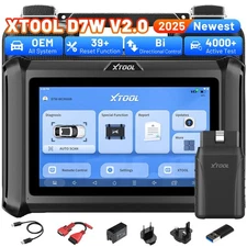 XTOOL D7W V2.0 Car Diagnostic Tool Full System Scanner Bidirectional 39+ Reset