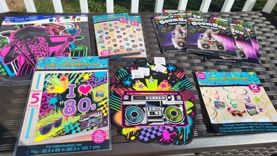 I love the '80s party decorations NEW
