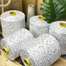 Sequin Multicolor Paillettes Yarn on Cone Lace Weight USA TARIFF FREE