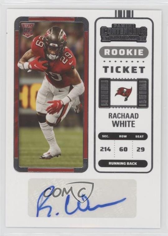 2022 Panini Contenders Rookie Ticket Rachaad White #193 Rookie Auto RC