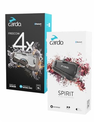 DE BUNDLE Cardo Freecom 4x + Spirit Duo Schnelle Lieferung