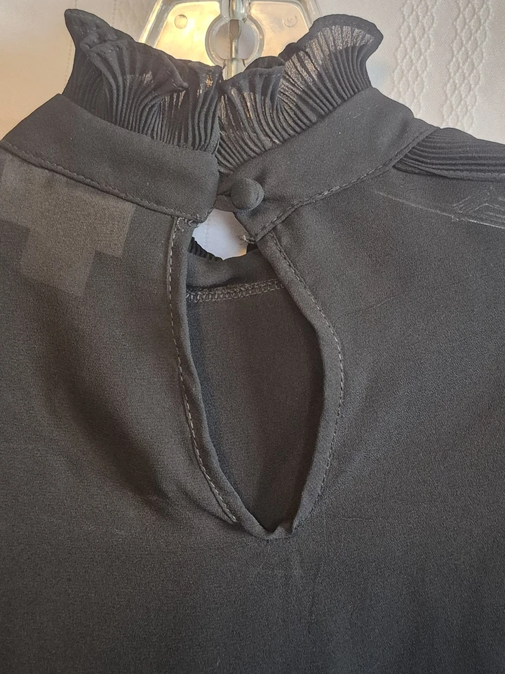 Blusa Vintage - 3 Tops con Volantes/Declaración - Años 70/80/90 - Talla S/M Foto 3 de 4