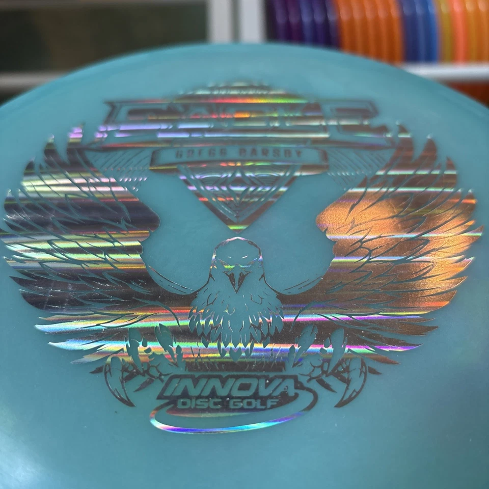 Blue Innova Champion Eagle Glow in the Dark 175g Gregg Barsby 2022 Tour Series - Image 3 of 4