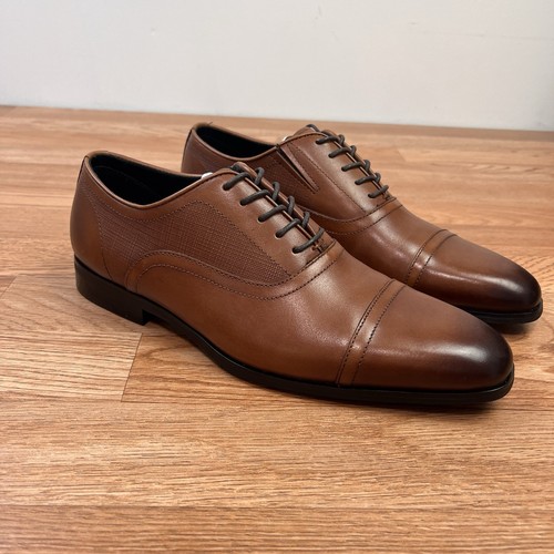 Aldo Chilisien Formal Men's Dress Shoes Cognac Size 7.5 Oxfords NEW