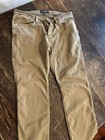 DU/ER No Sweat Pant Men’s Beige Relaxed Twill 5-Pocket Flat Front 36 — photo 1