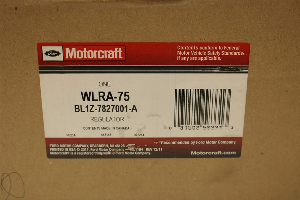 NUEVO Motorcraft Power Window Regulador Trasero Izquierdo WLRA-75 Ford Expedition 2007-17 Foto 2 de 4