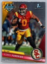 Korey Foreman 190 2023 Bowman University Chrome USC Trojans Card
