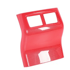 Rear Air Conditioning Vent Cover Decorative Anti Scratch ABS Plastic Polished F-