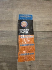 Brand NEW Dave & Buster's Mini Stocking Blocks 2in×2in×6in Portable for Camping