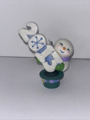 2013 Frosty Fun Decade Hallmark Keepsake Ornament #4 Snowman