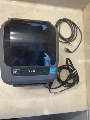 Zebra ZP 450 Direct Thermal Barcode Label Printer ZP450-0501-0006A Works Great