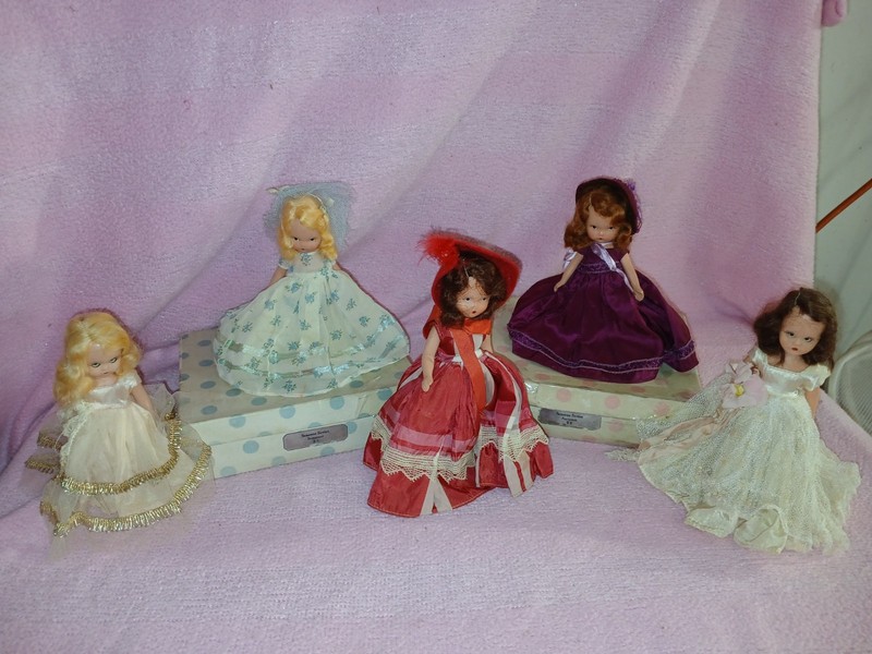 Nancy Ann Storybook Dolls Seasons Series Set of 5 Dolls