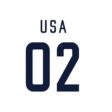 2002 USA Home Name Set – Choose Player & Number Heat Transfer Patch Fan Kit