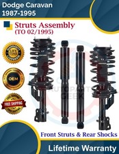 New Oe Front Struts Rear Shocks For 1987-1995 Dodge Caravan Lifetime Warranty