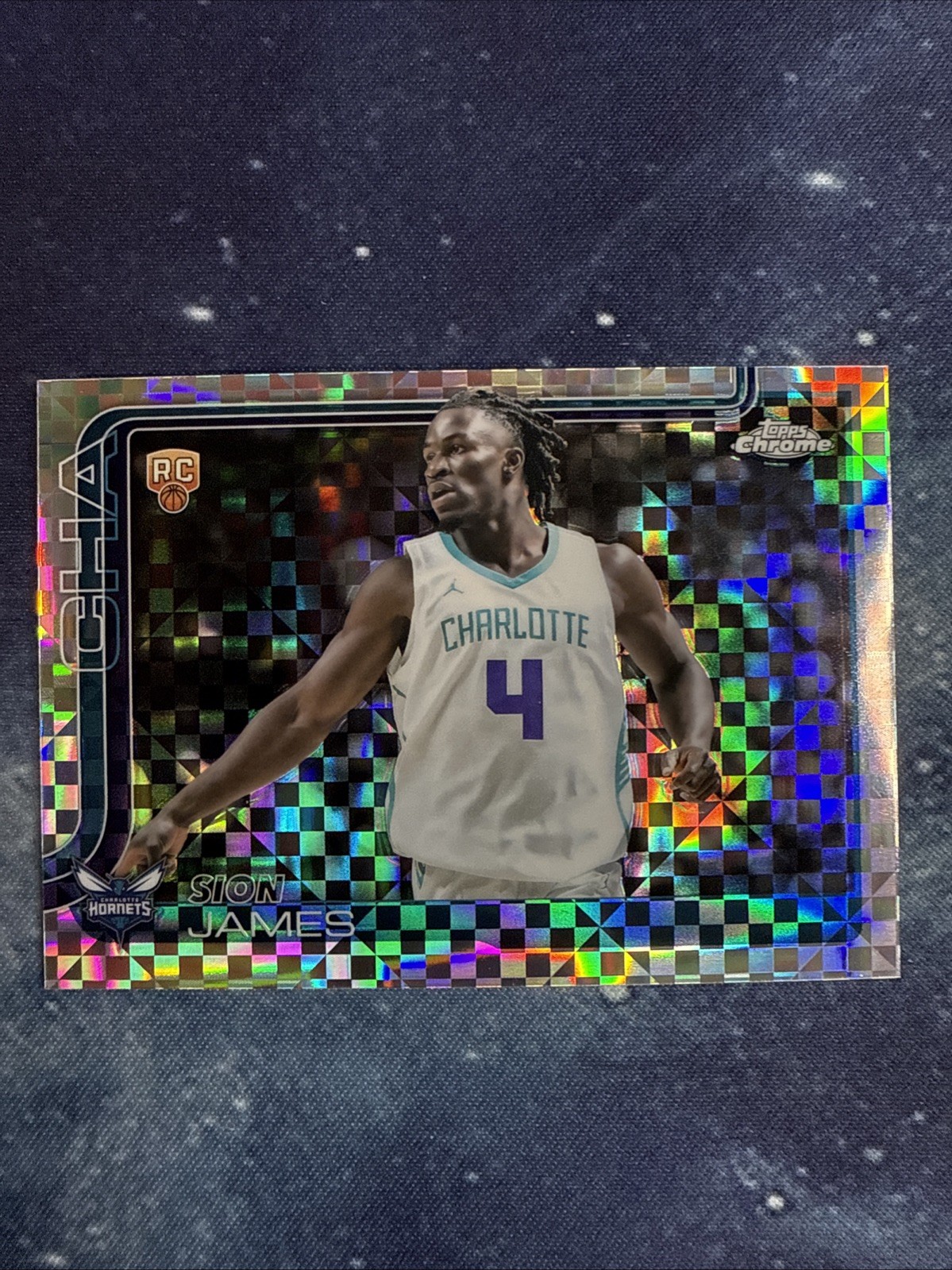 2025 Topps Chrome Sion James X-Fractor Rookie #283 RC