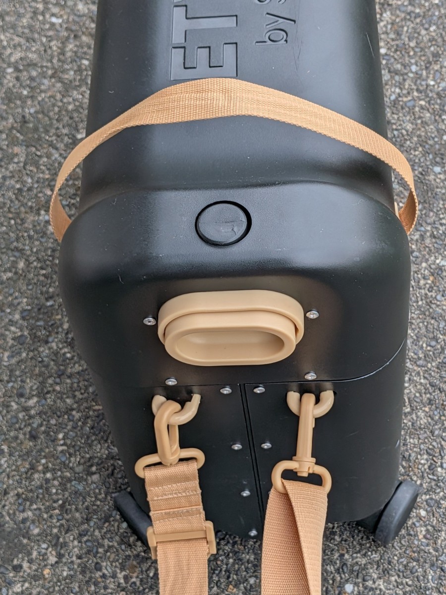 Stokke Jetkids Bedbox Ride-on Suitcase, Jet Black | eBay