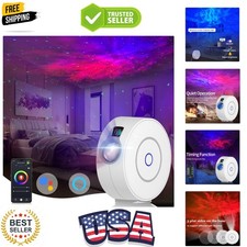 Smart Galaxy Star Projector - App  Voice Controlled Nebula Night Light