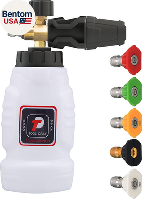 #ad Foam Cannon 1 4 Inch Quick Connect Power Washer Foam Cannon with 5 Pressure Wa $44.28