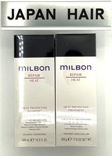 Milbon Repair HEAT Shampoo 500ml  Treatment 500g Set  Heat Care Made in Japan