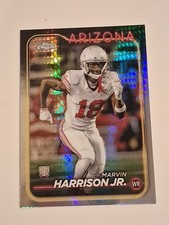 2024 Topps Chrome Football - Marvin Harrison Jr. #204 Prism Refractor 