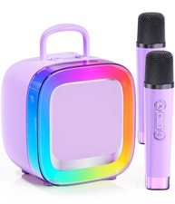 Karaoke Machine for Exclusive Edition Girls Ages 3-12 with 2 Light-Up Micro...