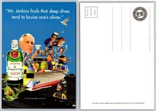 Continental Tanqueray Deep Dives Cocktail Postcard