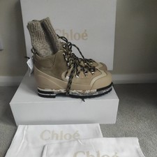 Chloe Nikie Ankle Boots/ Walking Boots UK Size 7 RRP �550. With Box and Bag
