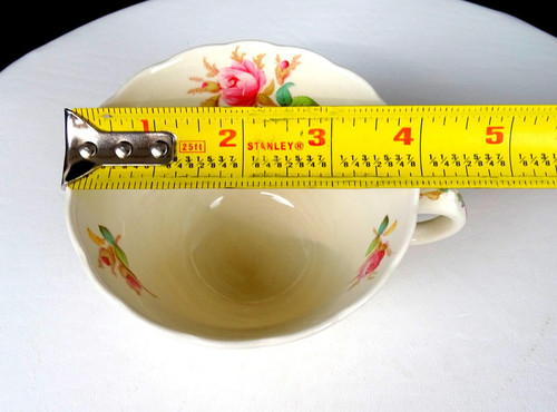 Copeland Spode Jewel Porcelain Moss Rose Antique 2 1/2" Cup & Saucer Trio 1926- - Picture 11 of 13