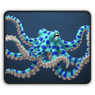 Blue-Ringed Octopus Gaming Mouse Pad