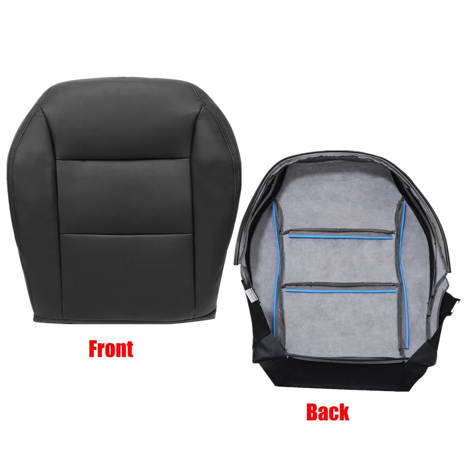 Cubierta de asiento de cuero negra inferior delantera para Mercedes Benz CLA250 2014 A 2015 Foto 4 de 4