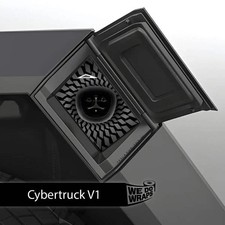 Black Hole Tesla Charge Port Wrap  Cybertruck