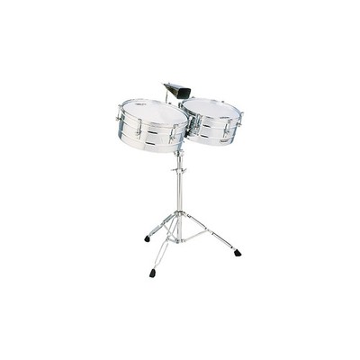LP M257 Matador Series 14'' and 15'' Steel Shell Timbales Set