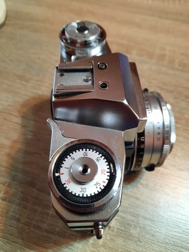 Vintage ZEISS IKON Contaflex synchro-compur-x Carl Zeiss 2,8/50 Pro-Tessar... - Picture 8 of 24