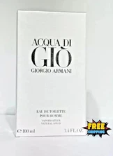 Giorgio Armani Aqua Di Gio Men's 3.4 oz EDT Brand New..