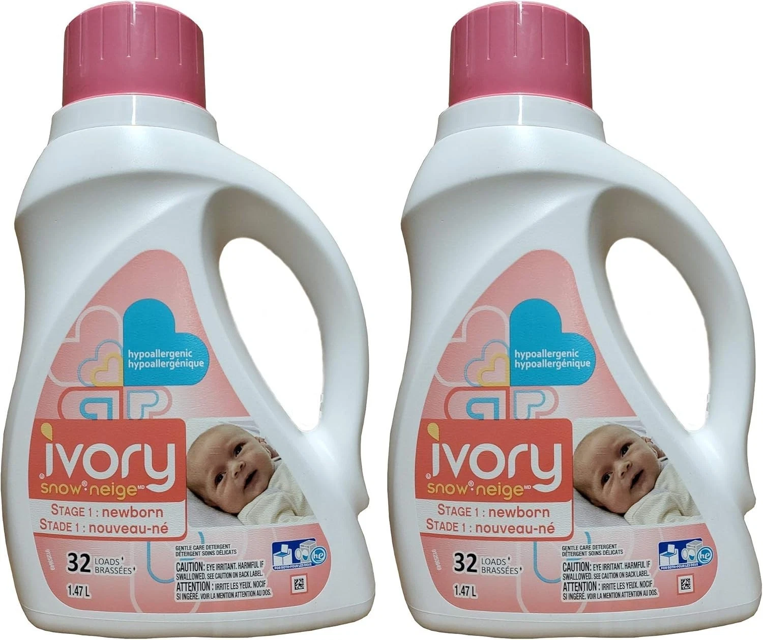Ivory Snow Stage 1: Baby Laundry Detergent for Newborns 32 Ounces (2 Pack)
Opens in a new window or