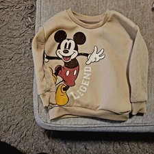 Disney Mickey Mouse Kids Sweatshirt Size 2T Tan Legend