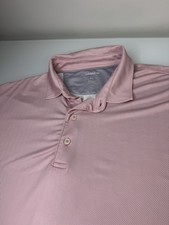 Mens Johnnie-O Performance Stretch Golf Polo Shirt Size XL All Over Print