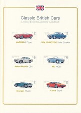 Classic British Cars lts edition collector cards set in Westminster folder + COA