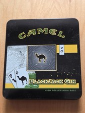 CAMEL Blackjack Gin (USA) - Metall-Zigarettendose - leer