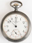 Antique Sterling Silver Cased Longines PL Pocket Watch Ticks BUT!