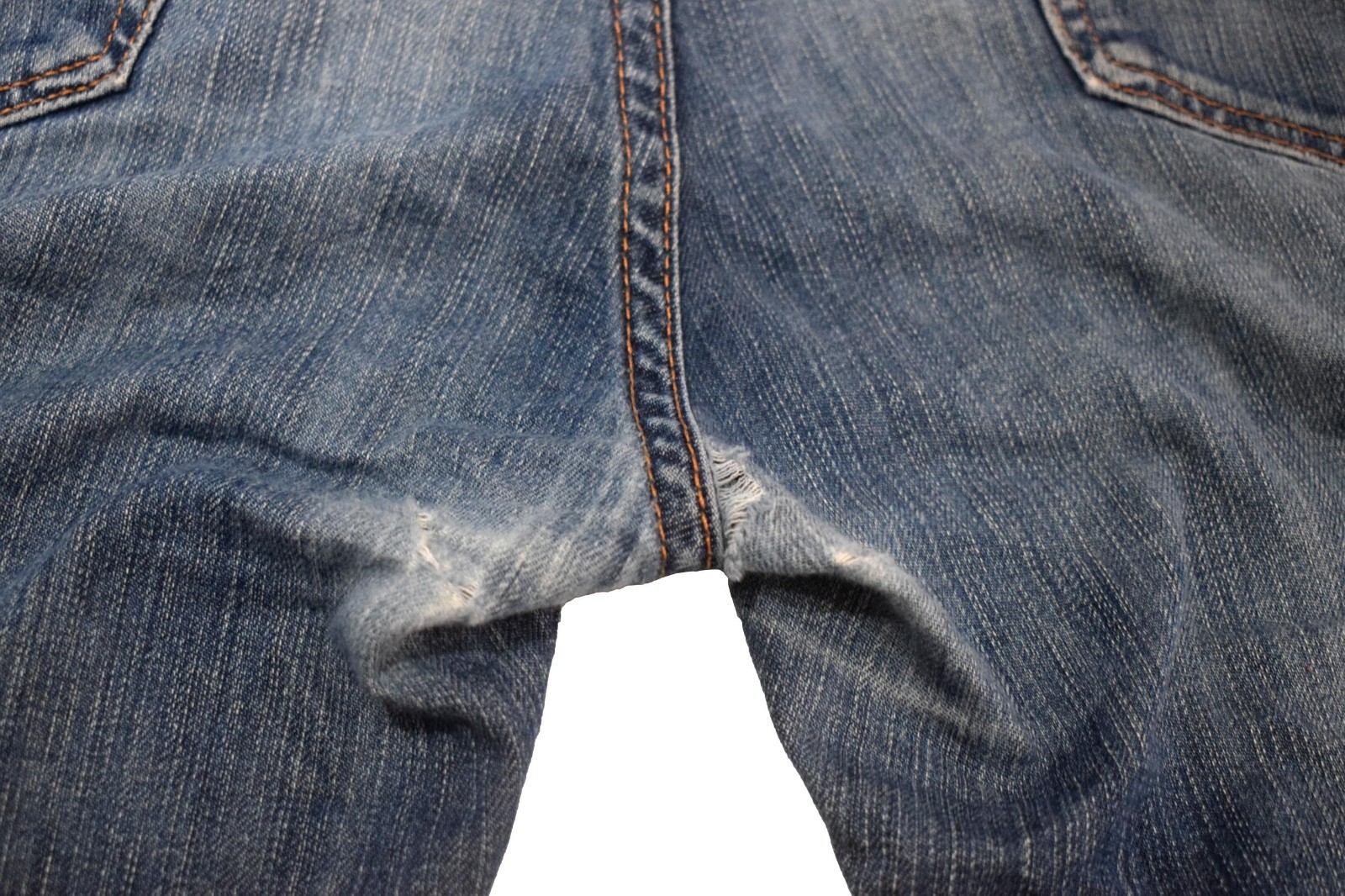 Vintage Levis 751 Jeans Blue Zip Fly Straight Leg  Indie 33"W / 32" Inseam image 3